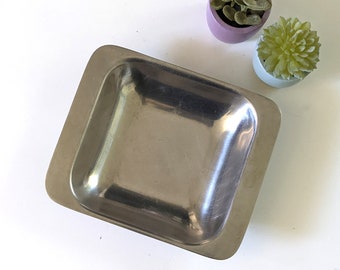 WMF Cromargan stainless steel small serving bowl. German modern design.