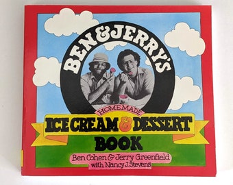 1980s Ben and Jerry's Homemade Ice Cream & Dessert Book.