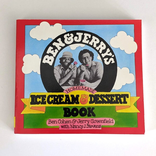 1980s Ben and Jerry's Homemade Ice Cream & Dessert Book.