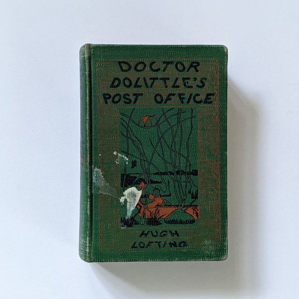 1930s Vintage children's book. Doctor Dolittle's Post Office by Hugh Lofting.