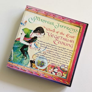Wereld van het Oosten Vegetarisch koken. Vintage kookboek over Indiaas koken uit de jaren 80.