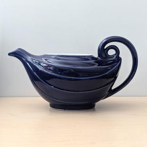 Théière Hall China Aladdin bleu cobalt, sans couvercle