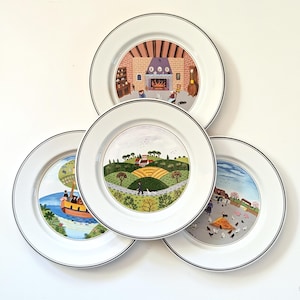 Laplau Luncheon Plate, Villeroy and Boch Design Naif. VITRO