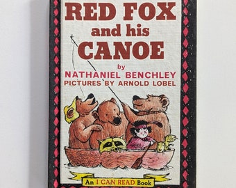 Red Fox and his Canoe. Vintage 1960s children's book with Arnold Lobel illustrations.