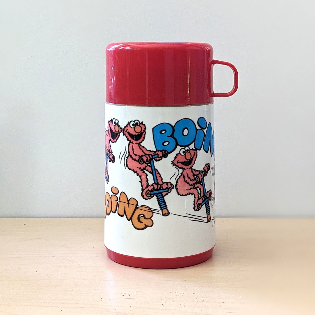 Elmo. Vintage 1980s Sesame Street Thermos. Etsy