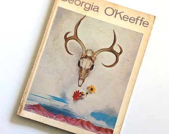 Georgia O'Keefe. 1970s art book with fantastical prints.