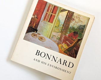 Bonnard and his Environment. 1960s art exhibition guide book.