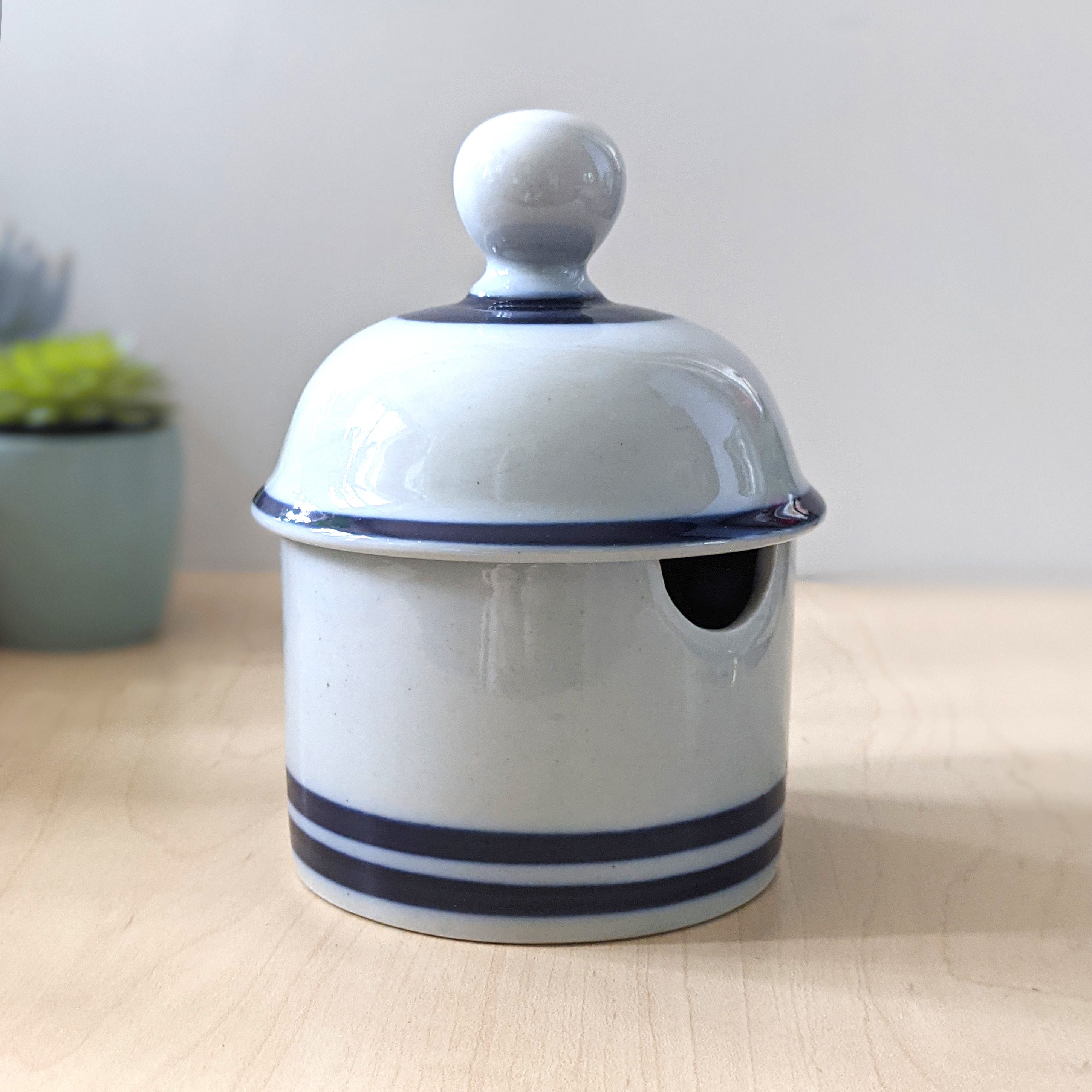 Vintage Dansk Jam Pot With Lid. Made in Japan. Niels Refsgaard Etsy