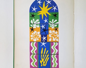 The Last Works of Henri Matisse. 1960s modern art book, First Edition. Museum of Modern Art.