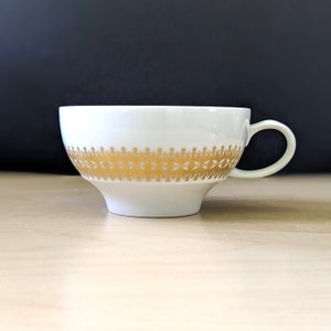 Thomas Germany porcelain cup, 1970s German modern design.