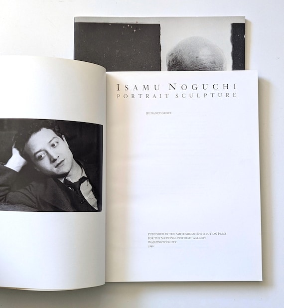 Vintage Isamu Noguchi Books Bundle, Portrait Sculpture, Anzai