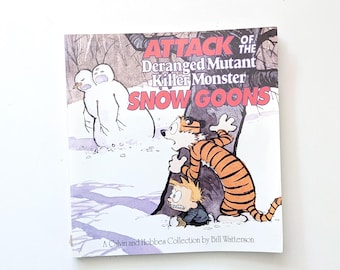 Calvin and Hobbes Snow Goons 1992 Vintage Comic Book by Bill Watterson