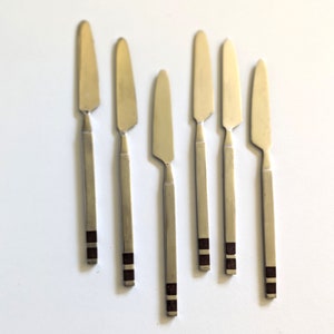 Stanley Roberts Crosspoint - Set di posate in stile Mid-Century Modern, 6 pezzi