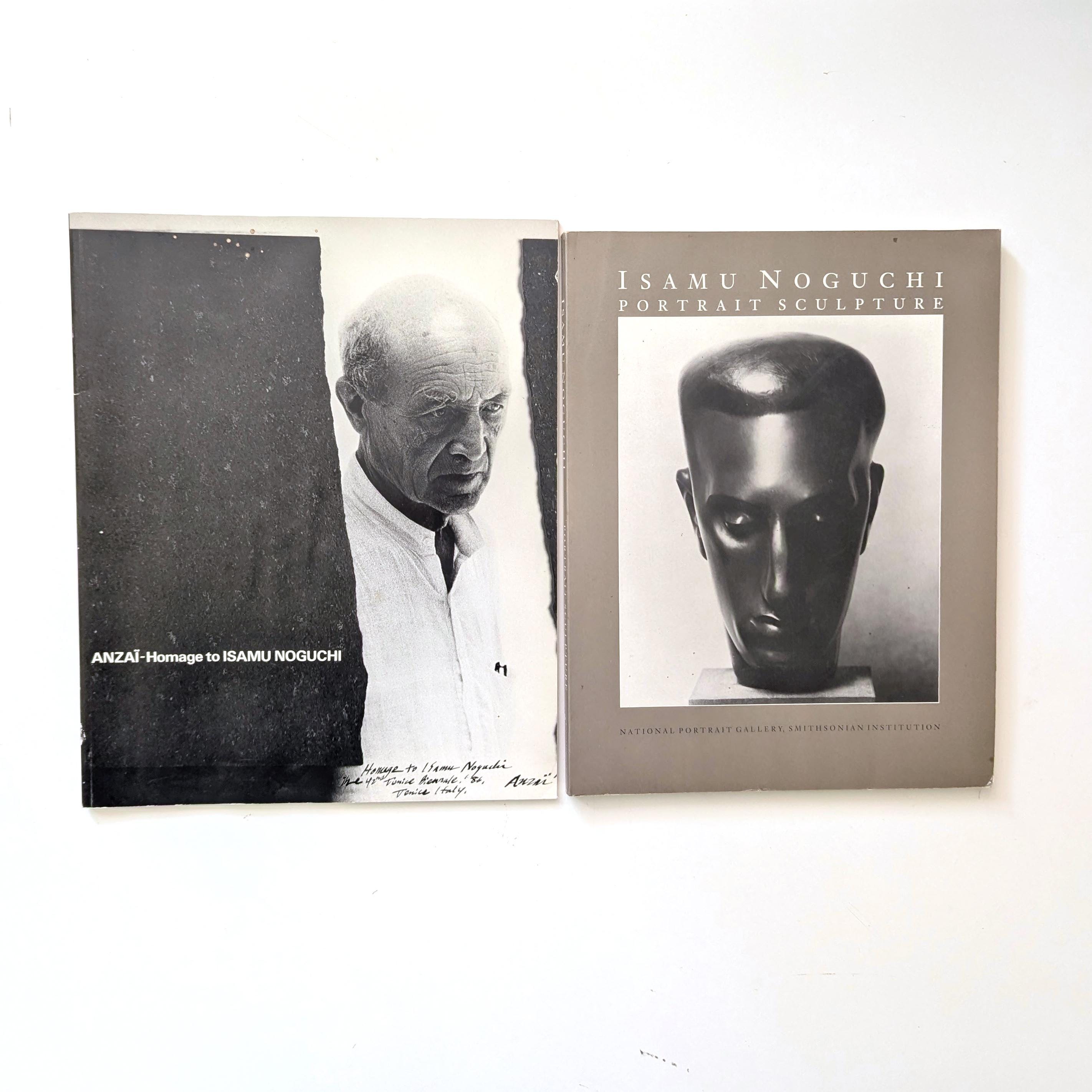 Vintage Isamu Noguchi Books Bundle, Portrait Sculpture, Anzai 