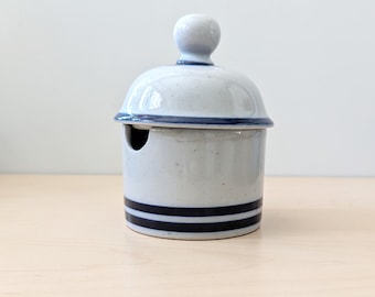 Vintage Dansk-jampot met deksel. Gemaakt in Japan. Niels Refsgaard-ontwerp.
