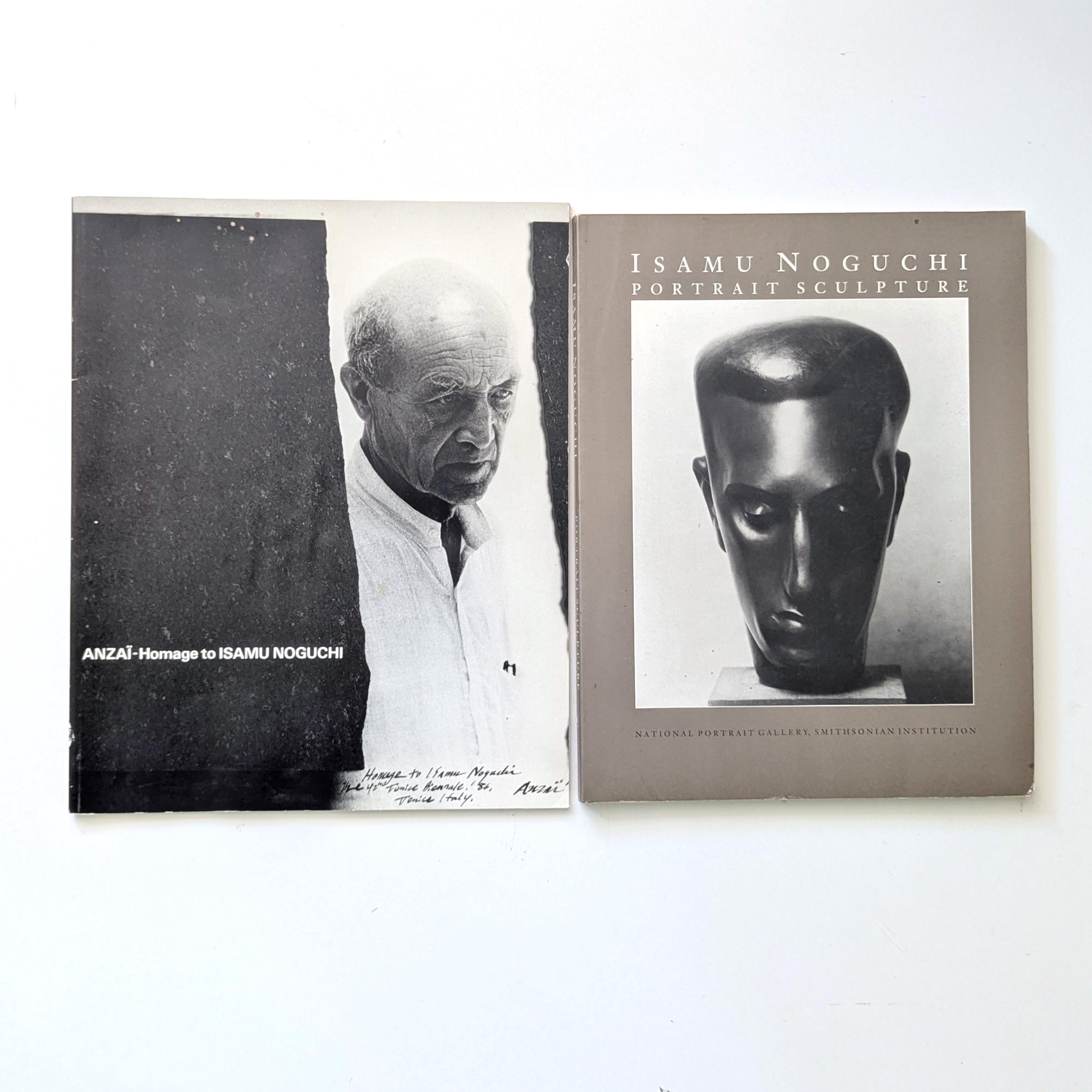 Vintage Isamu Noguchi Books Bundle, Portrait Sculpture, Anzai