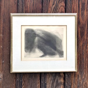 Claude Garache Print, Couze II, 1976 Signed Numbered Abstract Figure Art