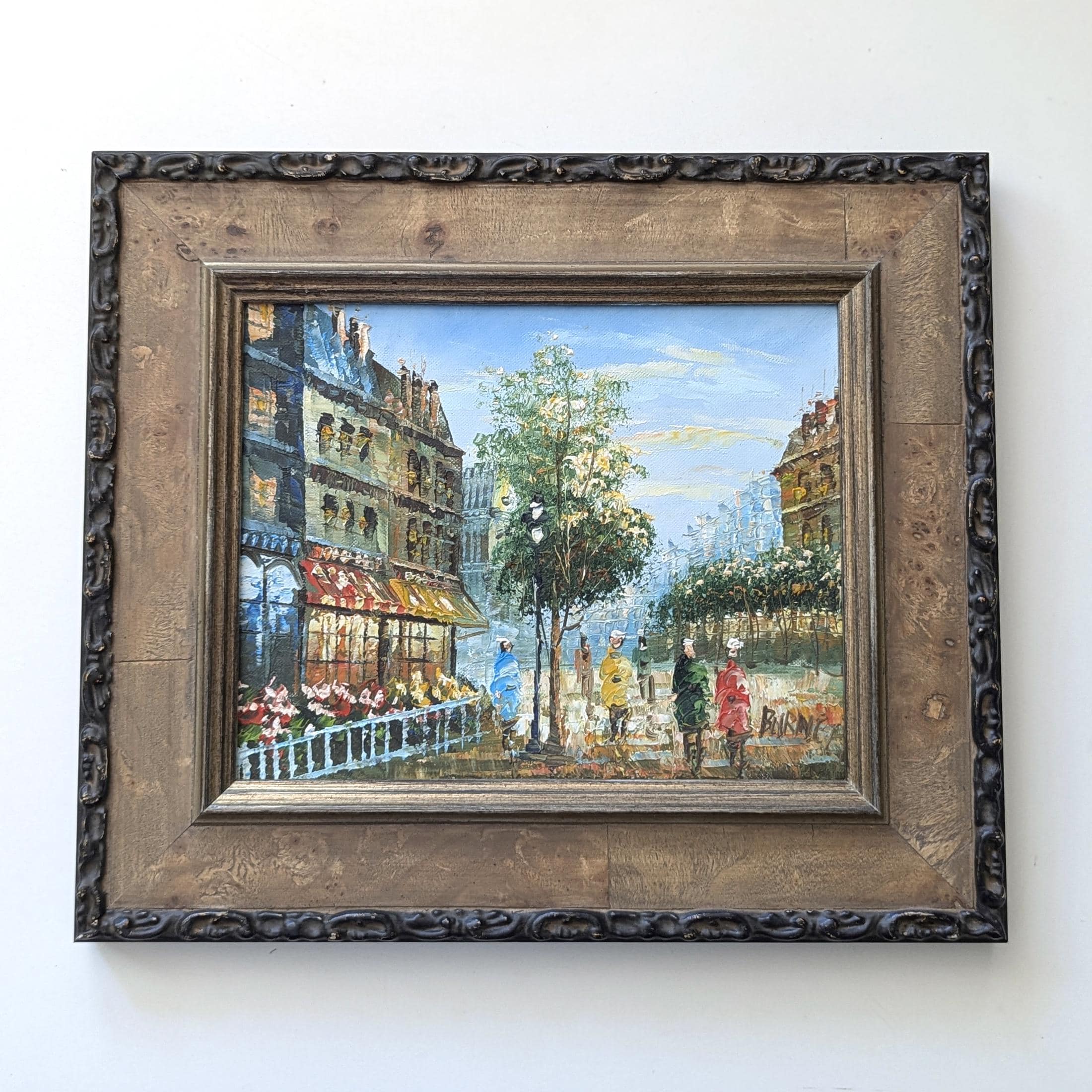 Burnett作 油絵 Burnett painting - Etsy 日本