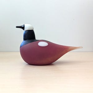 ヴィンテージ フィンランドのオイバ・トイッカ デザイン によるガラスの鳥の置物 ヴィンテージ フィンランドのオイバ・トイッカ デザイン によるガラス