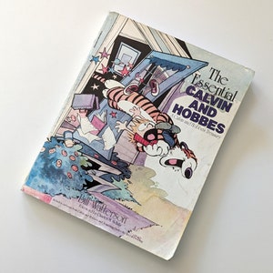 Das Wesentliche von Calvin und Hobbes. Vintage 80er Jahre Bill Watterson Cartoon Buch.