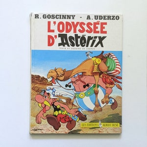L&#39;odysee d&#39;Asterix. Vintage 1980s French comic book, Uderzo & Goscinny.