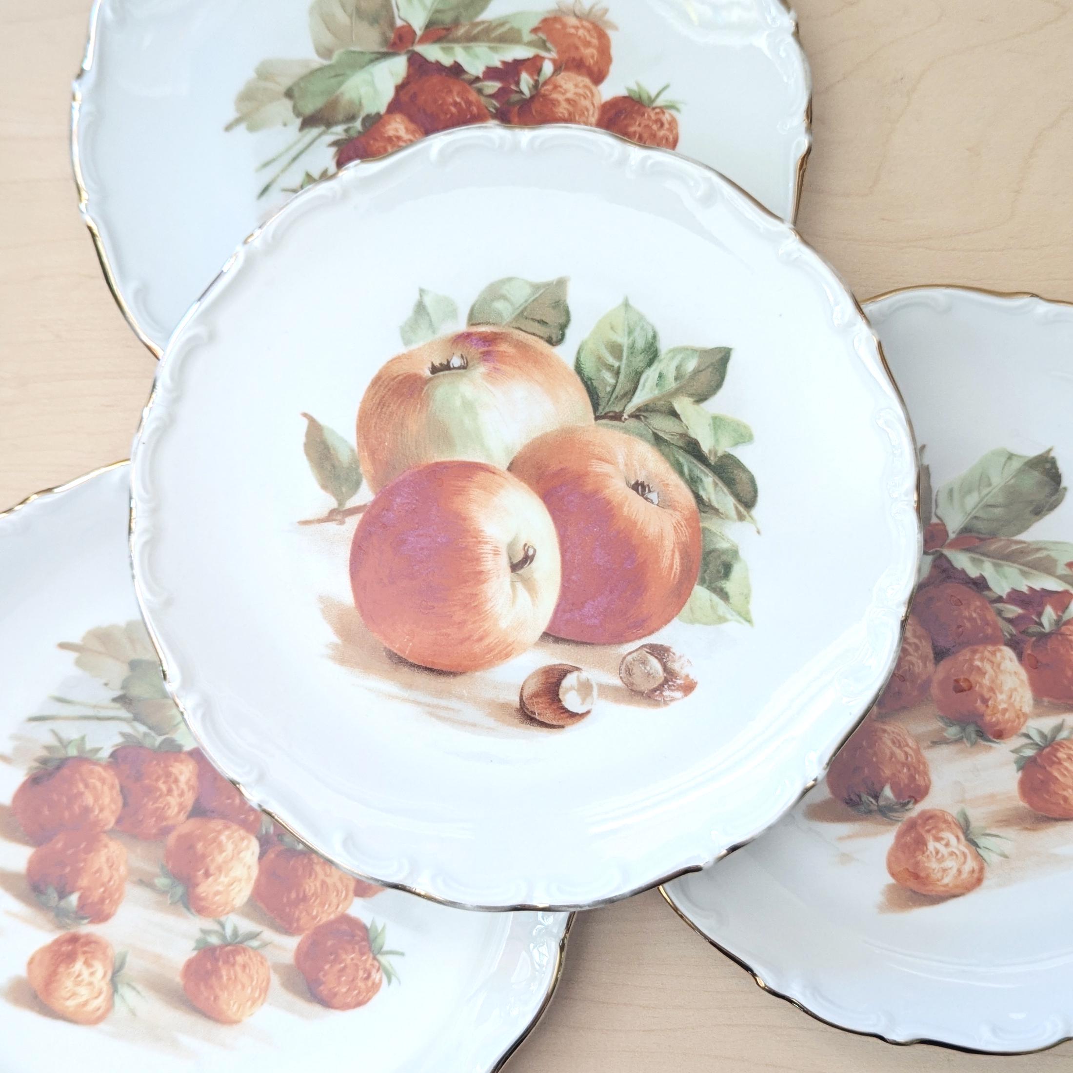 シューマンババリア 果物 フルーツ柄プレート 6枚セット シューマン