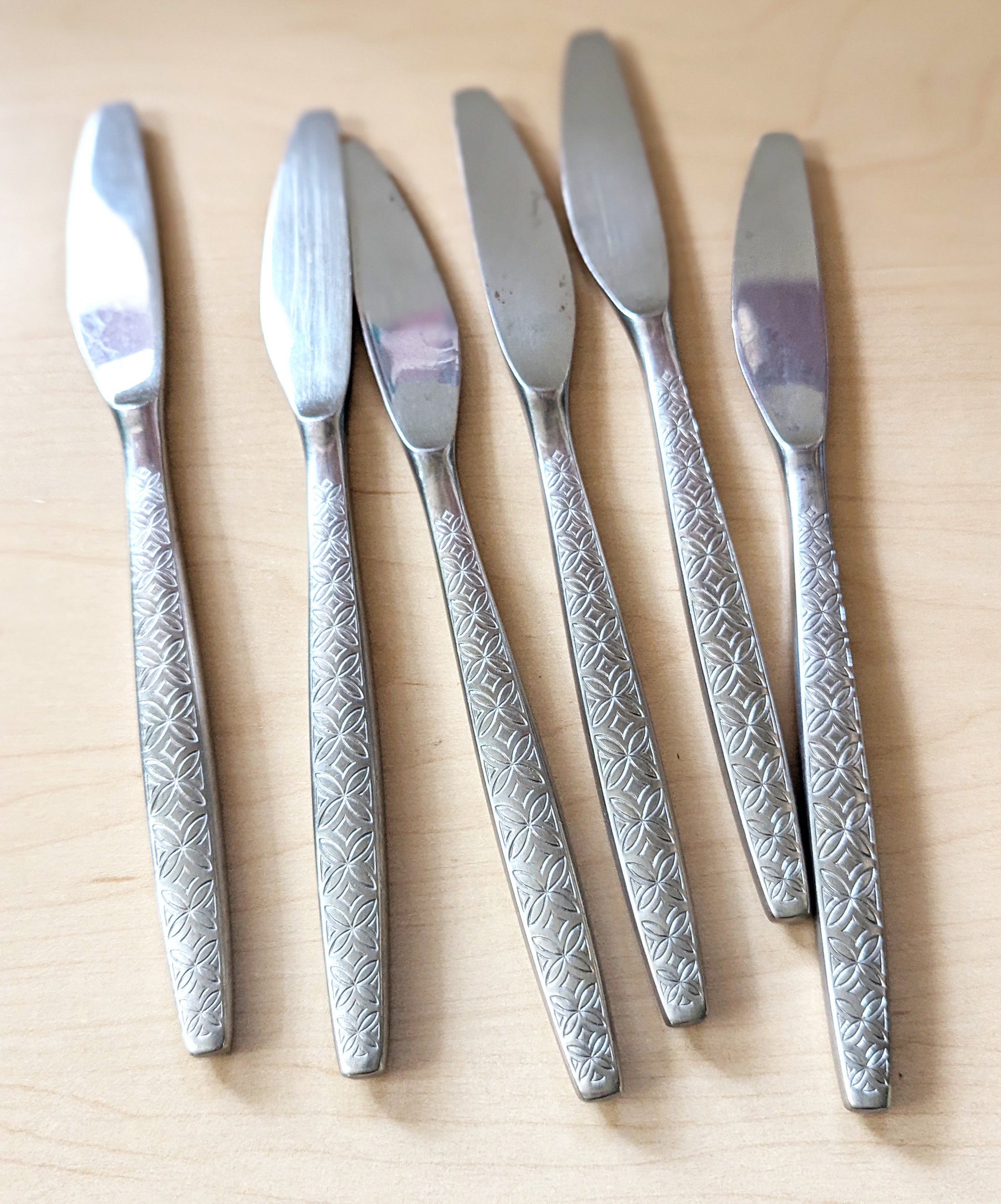 【未使用 希少】Noritake カトラリー 44本セット ALLEGRO 昭和 Noritake Allegro Mid Century Stainless Steel Flatware, Set of Six
