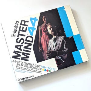 Vintage Master Mind 44, Invicta Logic Puzzle Game från 1970-talet, tillverkat i England