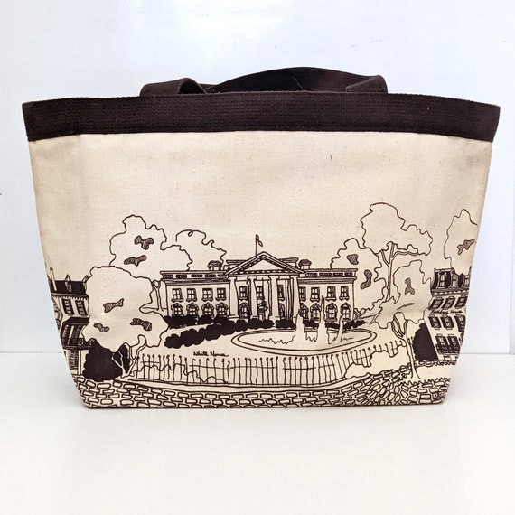 The White House. 1970s Washington DC  tote bag. - image 1