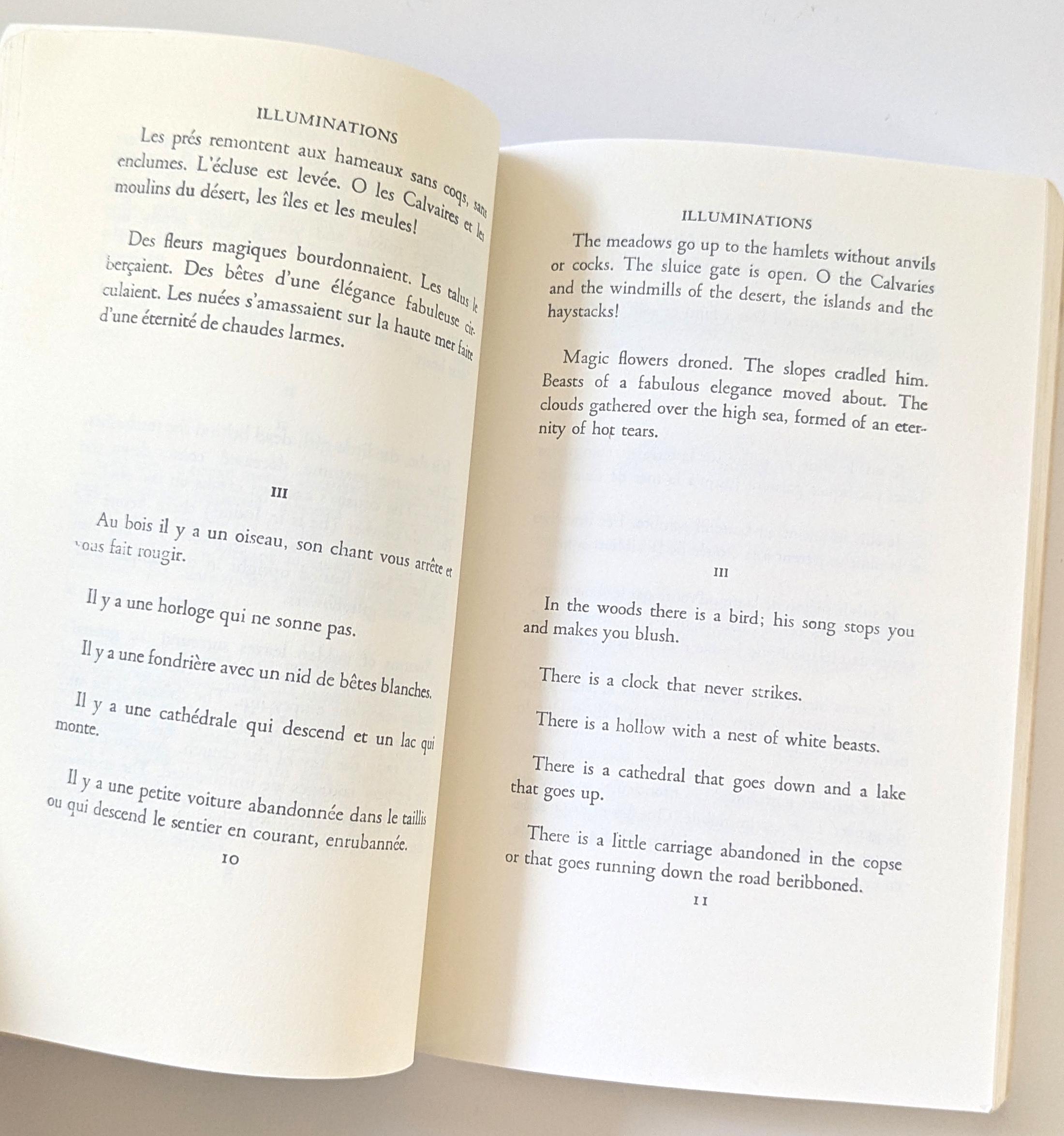 Illuminations Arthur Rimbaud. 1990s French and English Symbolist Poetry ...
