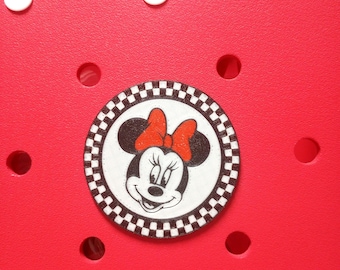 Theme Park Cartoon Mouse & Mrs. Mouse Bogg Bag or Hanging Charm