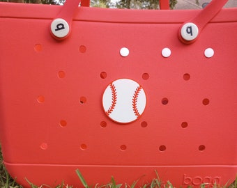 Baseball Bogg Bag Charm or hanging Charm