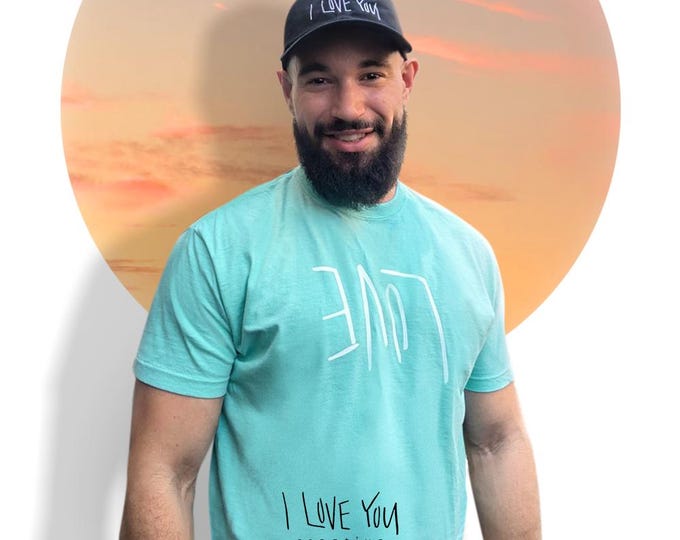 Mens Cropped Love Flipped // Tee