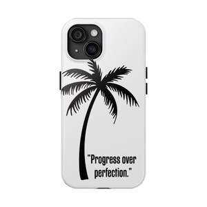 Stoere telefoonhoesjes, Affirmation Ocean Vibe Palm Tree Man Women, Sterke beschermende telefoonhoesjes, Duurzame telefoonaccessoires, Tropische telefoon