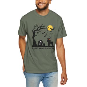Wheaten Terrier Halloween T-Shirt | Spooky Howl-o-Wheaten Dog Tee