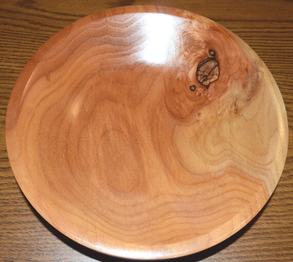 Solid Cherry Wood Bowl – “No Pits” – Wonderful Color in a Simple Form