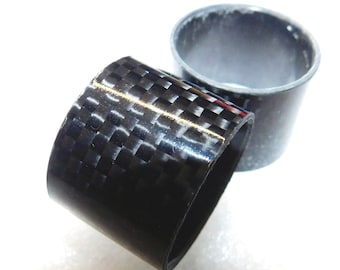 Carbon Fiber Ferrules for Tool Handles - 1 Inch Diameter (2 ea.)