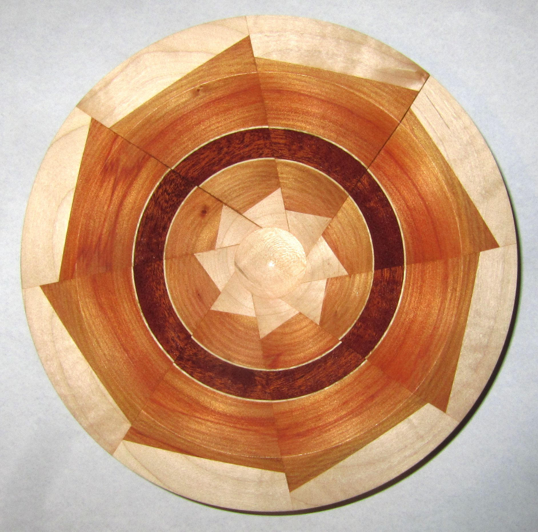 Turned Wood Segmented Bowl Less Than Perfect Segmented Etsy