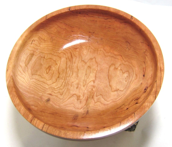 Cherry Bowl “Better Tomorrows”, 10”wx2 1/2”h, Hand Crafted in Michigan