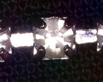 Vintage Rhinestone Choker Necklace – 92 Brilliant Stones