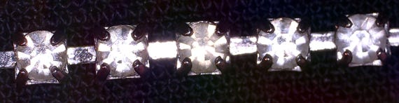 Vintage Rhinestone Choker Necklace – 92 Brilliant Stones