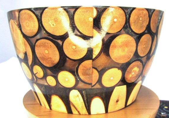 Segmented Bowl 06-26 “Wind Bowl” -  Hand Crafted in Michigan