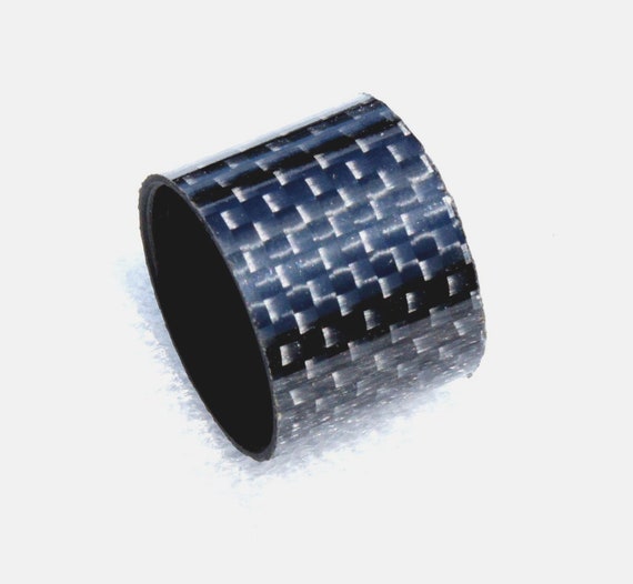 Carbon Fiber Ferrules (2 ea.) for Tool Handles – 1 Inch (25mm) Diameter by 3/4 Inch Long