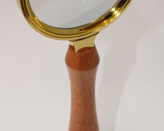 Standing Desk Magnifying Glass – Vintage Look – 24-20 Hand Crafted in Michigan