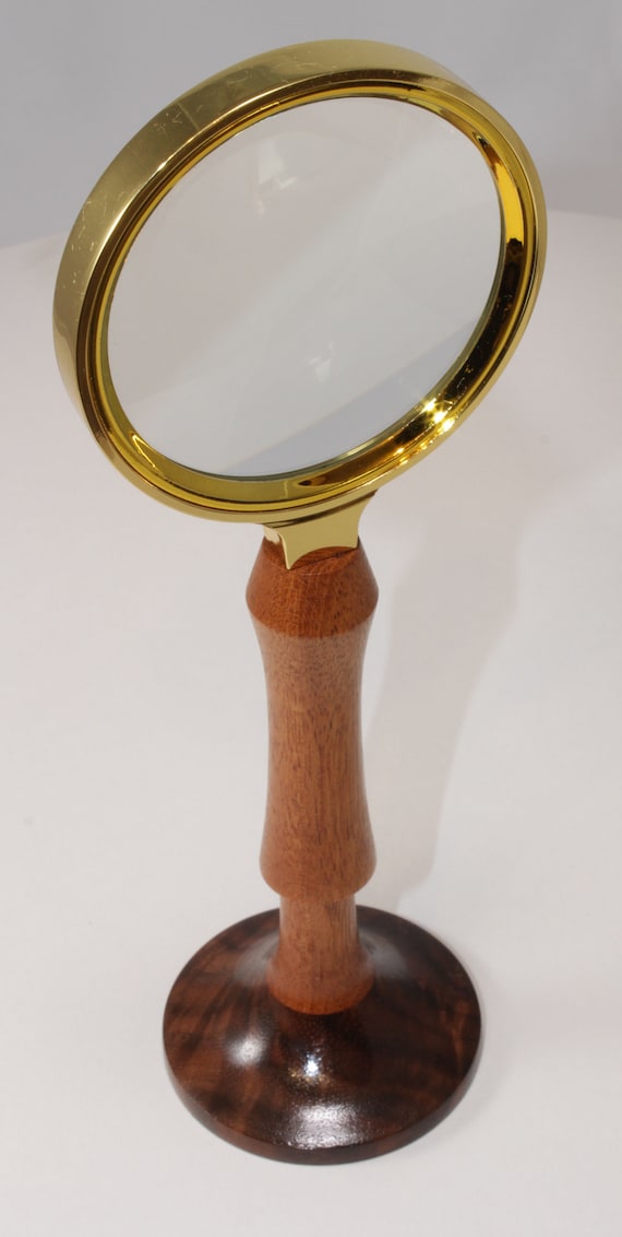 Standing Desk Magnifying Glass – Vintage Look – 24-20 Hand Crafted in Michigan
