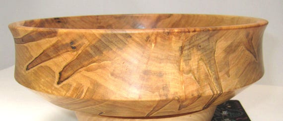 02-26 "Beauty Within" Maple Bowl - Hand Made in Michigan