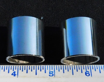 Stainless Steel Ferrules for Tool Handles – 1 Inch Diameter by 1 Inch Long – High Polish Finish – 2 Ferrules