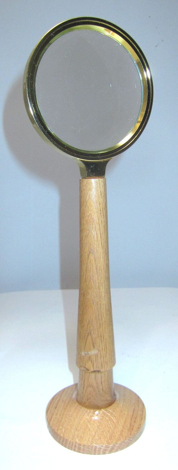 Standing Desk Magnifying Glass – Vintage Look – 3-22 Hand Crafted in Michigan
