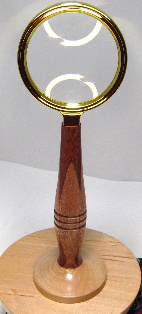 Standing Desk Magnifying Glass – Vintage Look 08-24 Hand Made in Michigan