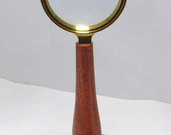 Standing Desk Magnifying Glass – Vintage Look 34-25 - Hand Made in Michigan
